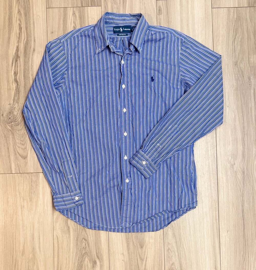 Ralph Lauren Custom Fit Striped Shirt Medium